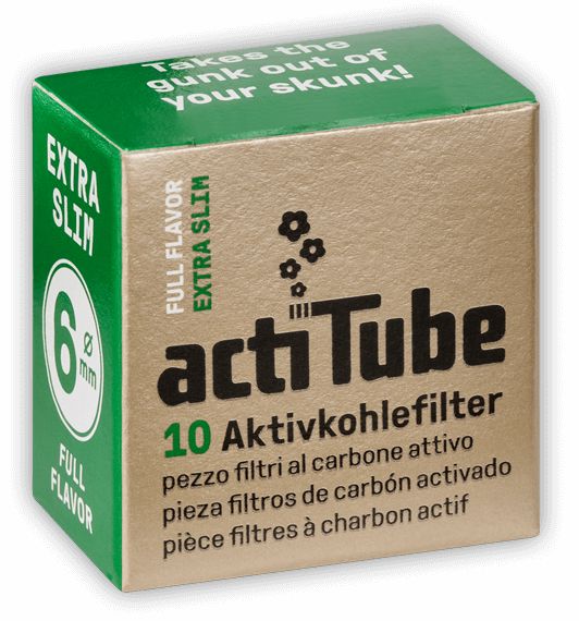 Buy Acti Tube Slim (10 Pack) Cotton Filters 6MM | Slimjim India