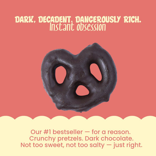 Buy Atom Eats - Dark Chocolate Dipped Pretzels 30g each (Pack of 2) Snacks | Slimjim India
