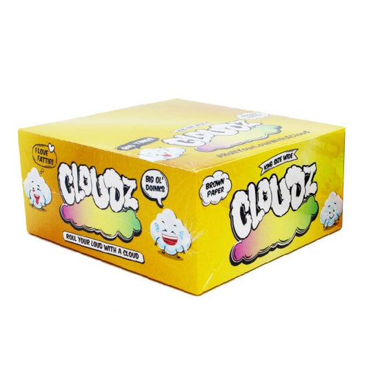 Buy Cloudz - Extra Wide Rolling Papers - Brown (Box of 20) Rolling Papers + Tips | Slimjim India