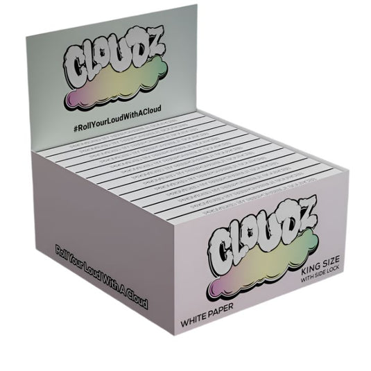 Buy Cloudz - KS Slim Papers + Tips - White (Box of 20) Rolling Papers + Tips | Slimjim India