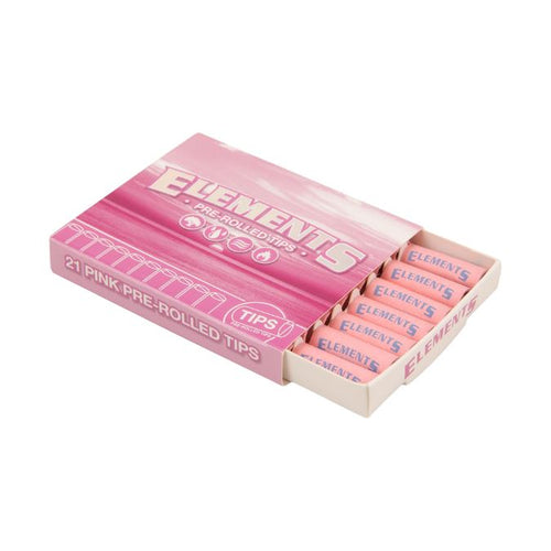 Buy Elements - Pink Pre Rolled Tips (21 Tips) Pre Rolled Tips | Slimjim India