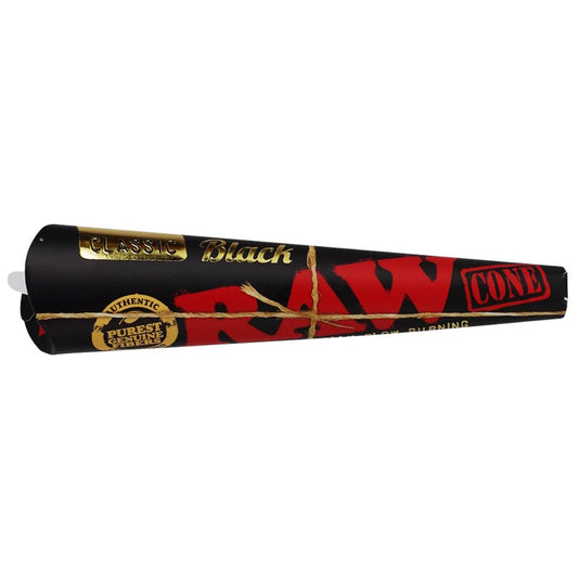 Buy RAW - Black 1 1/4th Cones Pre Rolled Cones | Slimjim India