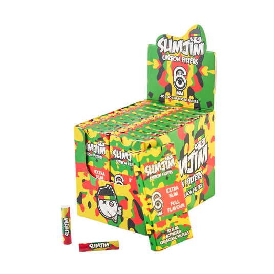 Buy Slimjim - Camo Carbon Filters (6MM) (Box of 20) | Slimjim India
