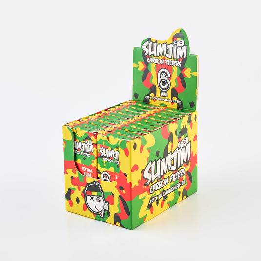 Buy Slimjim - Camo Carbon Filters (6MM) (Box of 20) | Slimjim India