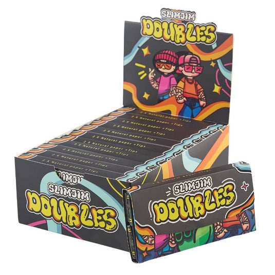 Buy Slimjim – Doubles (King Size Papers + Tips) (Box of 12) | Slimjim India