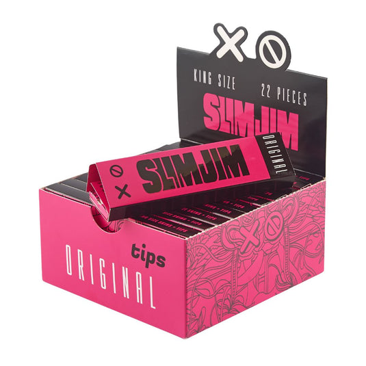Buy Slimjim - Original King Size Skins + Tips (Box of 22) Paraphernalia | Slimjim India