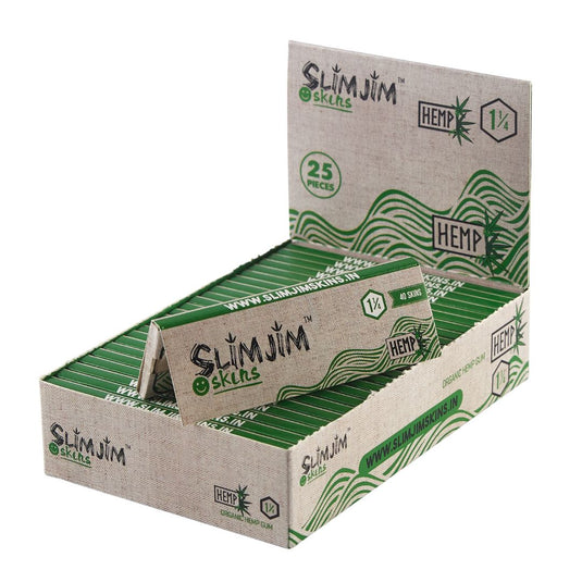 Buy Slimjim Skins - Hemp 1 1/ 4th (Box of 25) Paraphernalia | Slimjim India