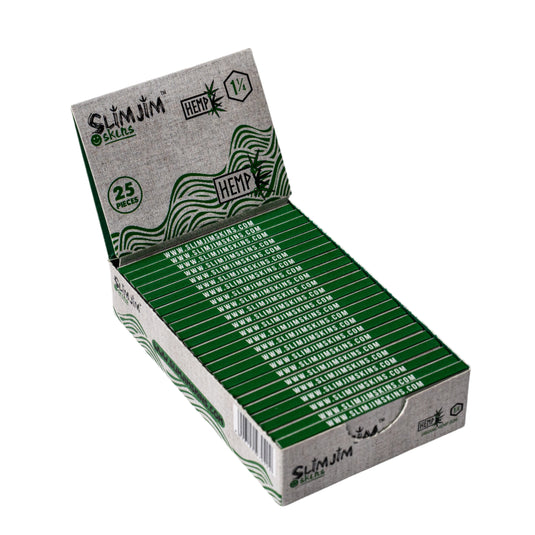 Buy Slimjim Skins - Hemp 1 1/4th (Box of 25) Paraphernalia Box of 25 | Slimjim India