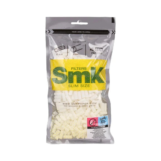 Buy SMK - Slim Cotton Filters (15 X 6 MM) (Pack of 450) Paraphernalia | Slimjim India