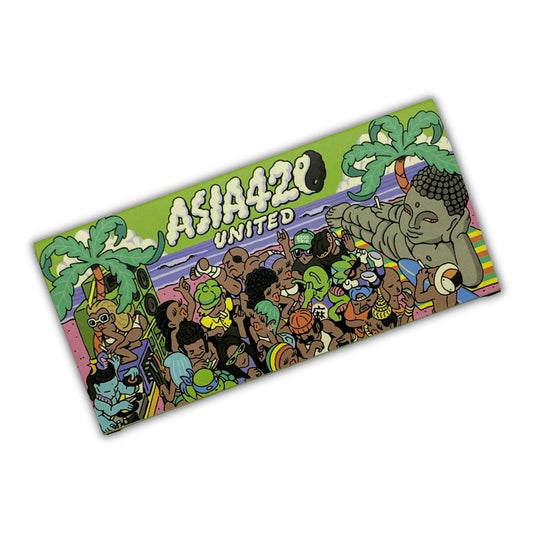 Buy Asia 420 United - King Size Paper + Grinder & Tray Rolling Paper Version 1 | Slimjim India