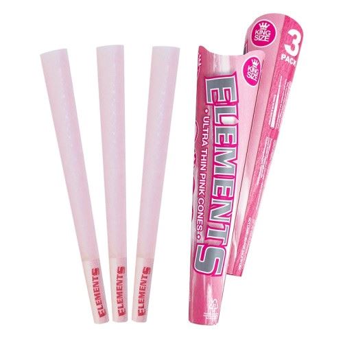 Buy Elements - King Size Pink Cones Pre Rolled Cones | Slimjim India