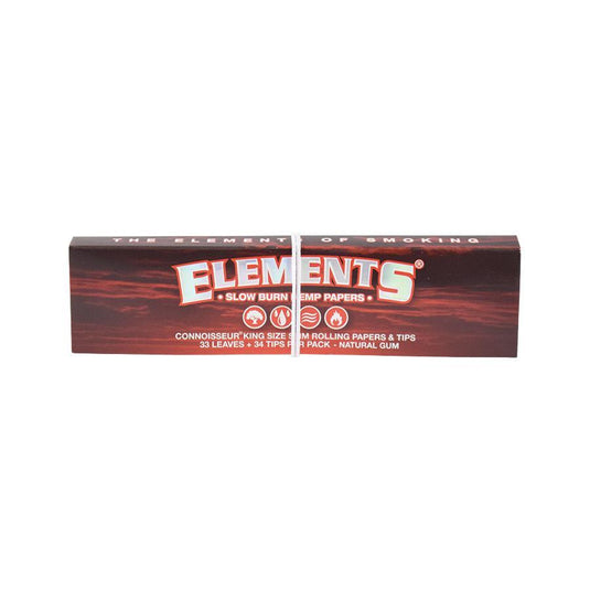 Elements Red King Size - Connoisseur Paper Elements