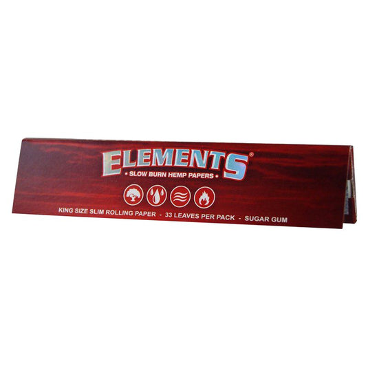 Elements Red King Size Rolling Papers Slimjim Online