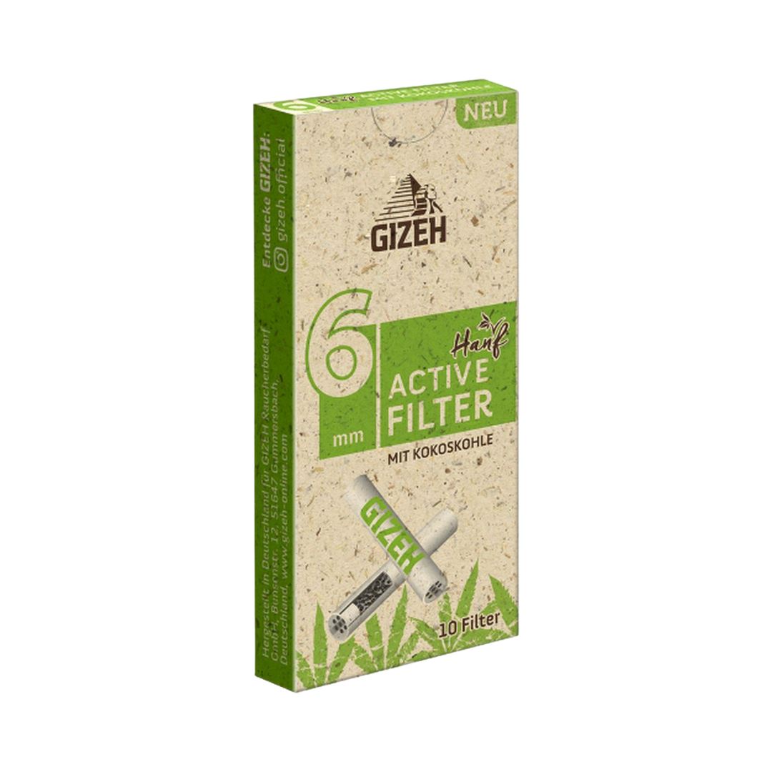 Buy Gizeh - Bio Hemp Active Charcoal Filter