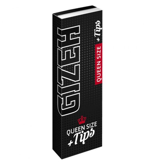 Gizeh Queen Size 1 1/4th Papers + Tips Paraphernalia gizeh