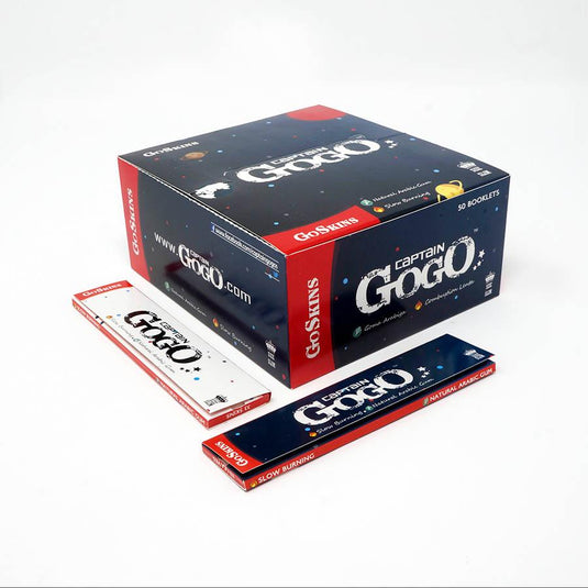 Gogo-Go Skins Bleached White (King Size Bleached papers) Paraphernalia captain gogo