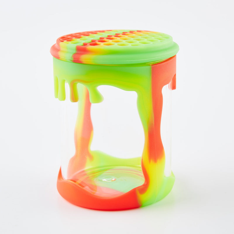 Load image into Gallery viewer, Buy Honeycomb Drip - Glass Jar Storage Jars | Slimjim India
