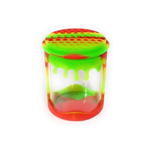 Load image into Gallery viewer, Buy Honeycomb Drip - Glass Jar Storage Jars | Slimjim India

