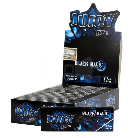 Juicy Jay's Black Magic 1 1/4th Skins Paraphernalia juicy jays