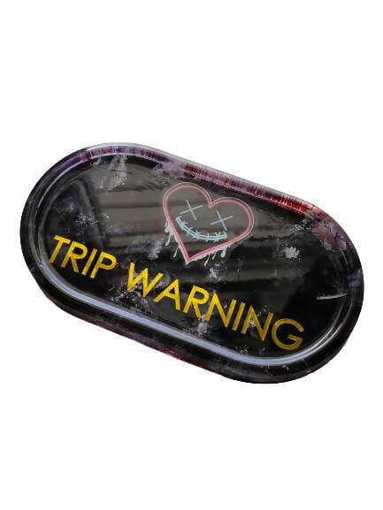 Load image into Gallery viewer, Buy Petri Heads - Trip Warning - Rolling Tray Rolling tray | Slimjim India
