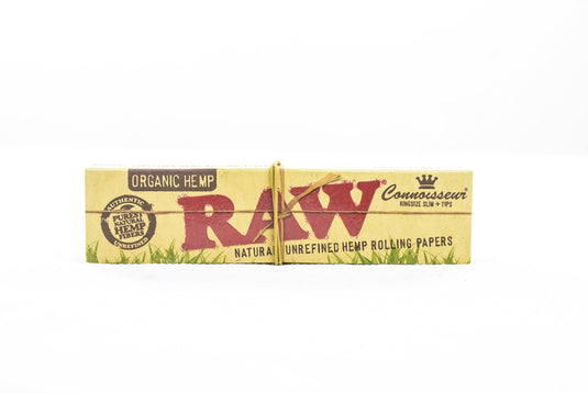 RAW Organic Hemp Connoisseur™ rolling papers RAW