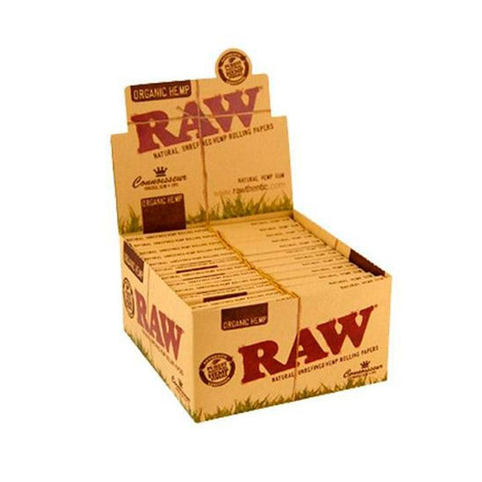 RAW Organic Hemp Connoisseur™ rolling papers RAW