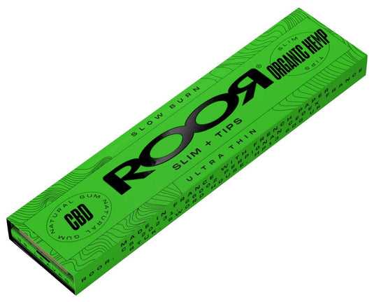 Buy Roor - Ultra Thin King Size Slim Papers + Tips ( 3 VARIETIES ) Rolling Papers + Tips Roor Organic Hemp Papers - Ultra Thing King Size Slim + Tips | Slimjim India