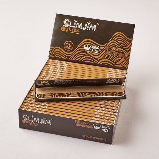 Buy Slimjim - Natural King Size Skins Paraphernalia Box of 25 | Slimjim India