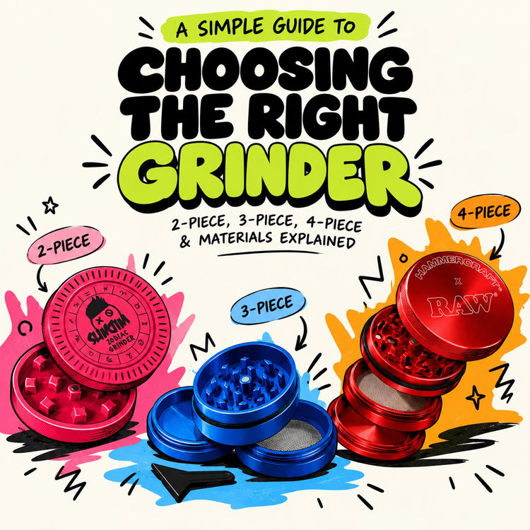 How to Choose the Right Grinder: 2-Piece, 3-Piece & 4-Piece Explained