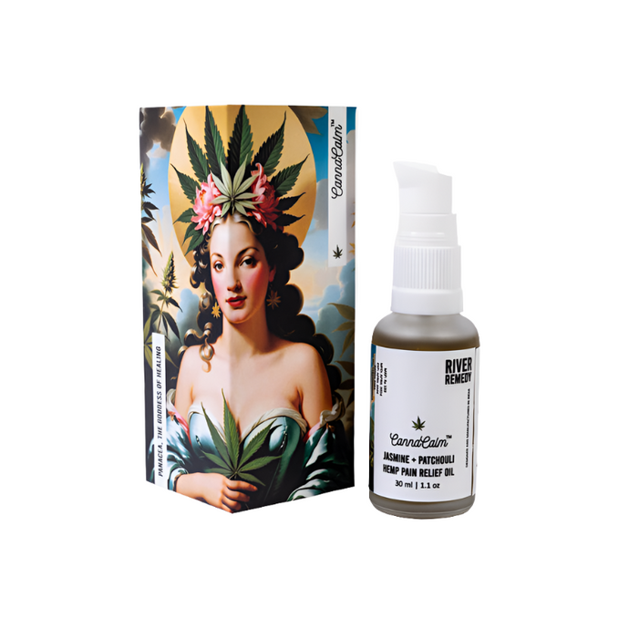 River Remedy - Hemp Pain Relief Oil (Jasmine + Patchouli) (30ml)