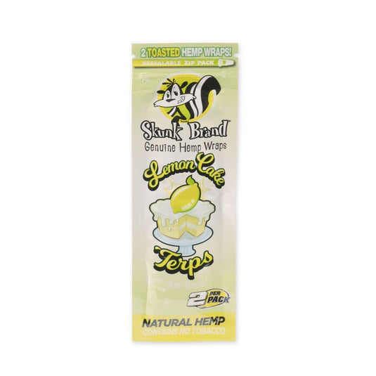 Buy Skunk Brand Terp Infused Lemon Cake Hemp Wrap (Pack of 2) | Slimjim India