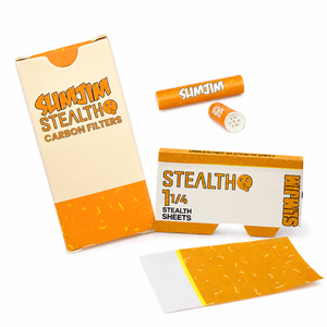 Slimjim - Stealth Duo Pack (1 1/ 4th Papers + Carbon Filters (6MM)