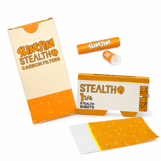 Slimjim - Stealth Duo Pack (1 1/ 4th Papers + Carbon Filters (6MM)