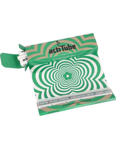 ActiTube Superkombo Extra Slim 6MM Charcoal Filters + Rolling Papers