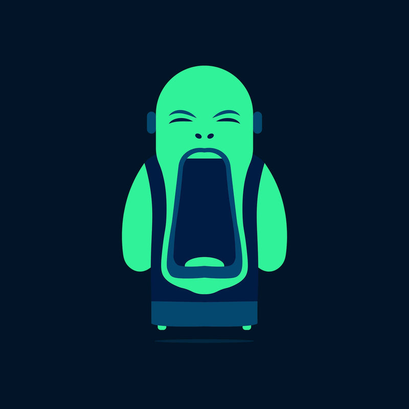 Load image into Gallery viewer, Buy Angry Buddha - UNISEX OVERSIZED Black T-shirt T-shirt | Slimjim India
