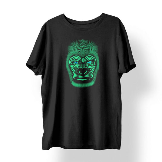Buy Ape on Mission - UNISEX OVERSIZED Black T-shirt T-shirt | Slimjim India
