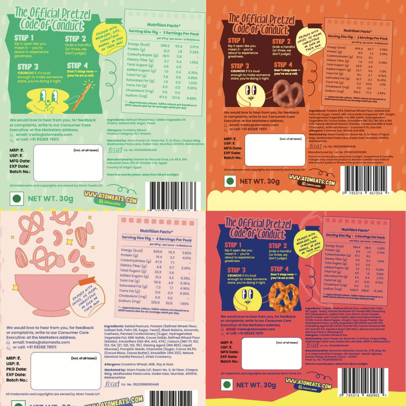 Load image into Gallery viewer, Buy Atom Eats - 420 Crunch Box Snacks | Slimjim India
