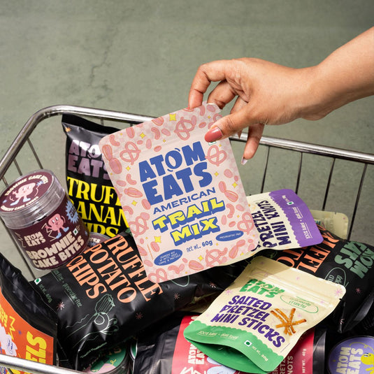 Buy Atom Eats - 420 Crunch Box Snacks | Slimjim India