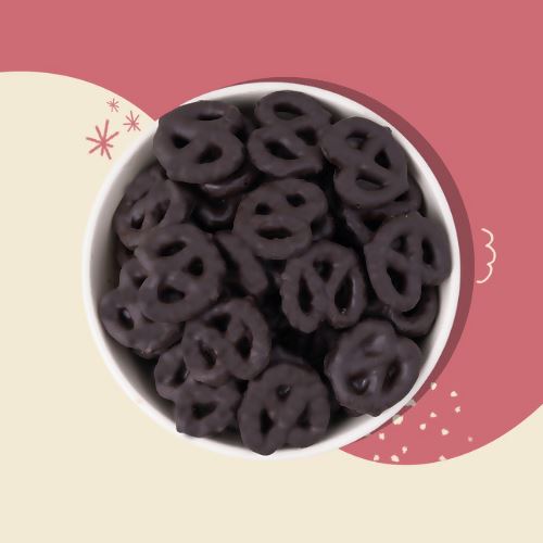 Buy Atom Eats - Dark Chocolate Dipped Pretzels (30g) (Pack of 2) Snacks | Slimjim India