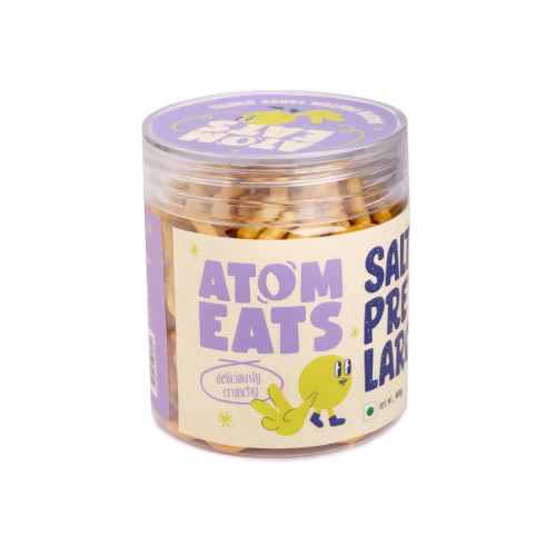 Load image into Gallery viewer, Buy Atom Eats - Salted Large Pretzel Knots (60g) (Jar of 2) Snacks | Slimjim India
