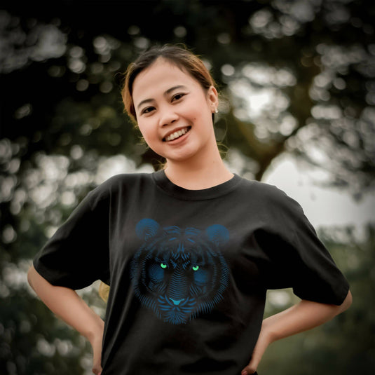 Buy Beast of The Day - UNISEX OVERSIZED Black T-shirt T-shirt | Slimjim India