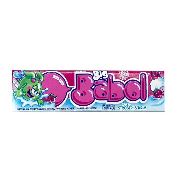 Load image into Gallery viewer, Buy Big Babol - Chewing Gum (Rasa Storberi &amp; Krim) CHEWING GUM | Slimjim India
