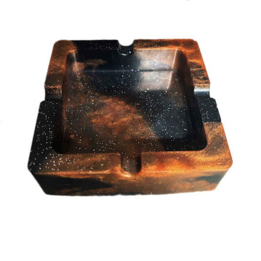 Buy BK - Black & Bronze Marble Ashtray & Mixing Bowl (Combo) Ashtray | Slimjim India