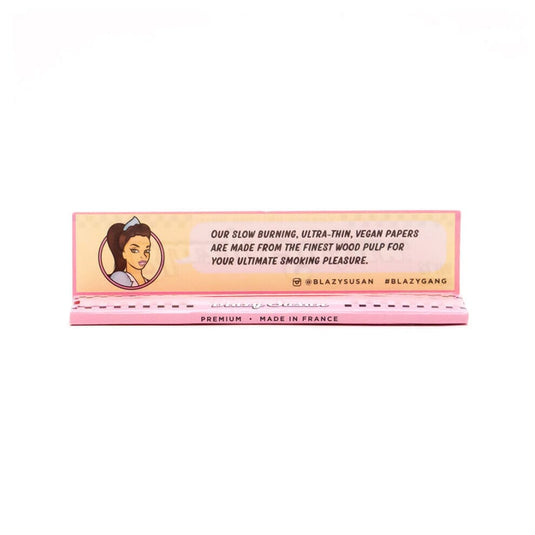 Buy Blazy Susan - King Size Slim Rolling Papers (Pink) King Size Skins | Slimjim India