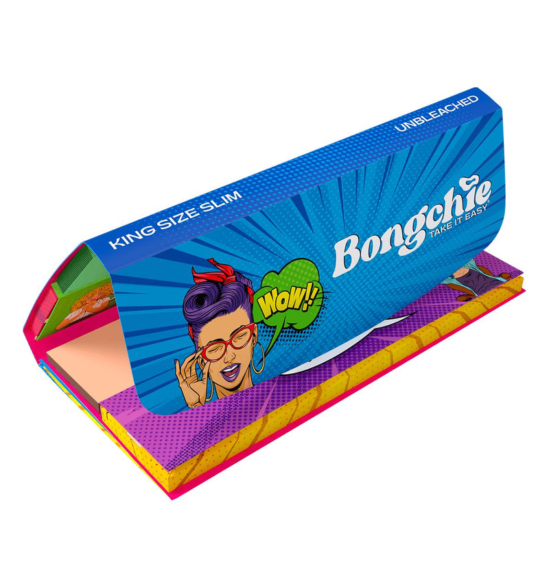 Load image into Gallery viewer, Buy Bongchie - Double Unbleached (Papers + Tips + Tray) Rolling Paper | Slimjim India
