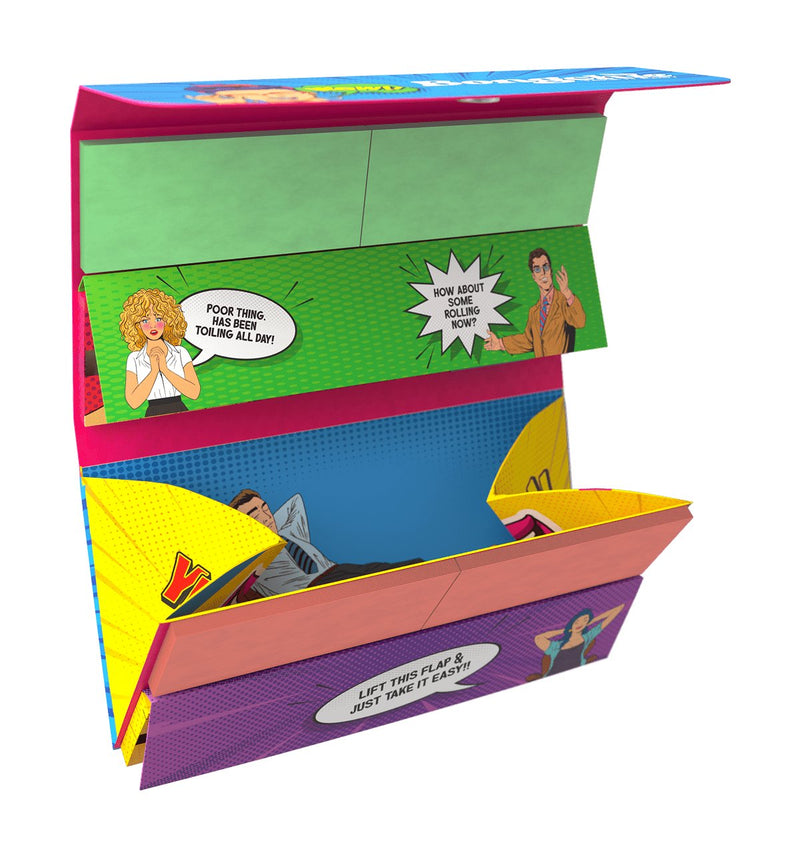 Load image into Gallery viewer, Buy Bongchie - Double Unbleached (Papers + Tips + Tray) Rolling Paper | Slimjim India
