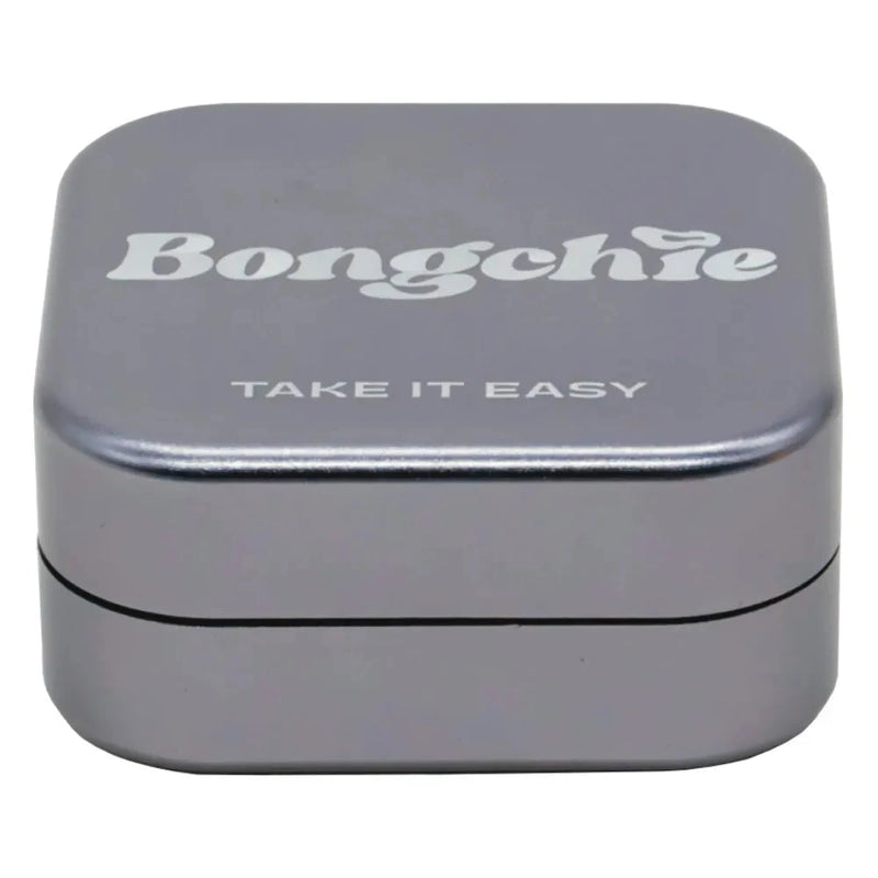 Load image into Gallery viewer, Buy Bongchie - Drip Grinder Aluminum Krusher (2 Part) Grinder Silver | Slimjim India
