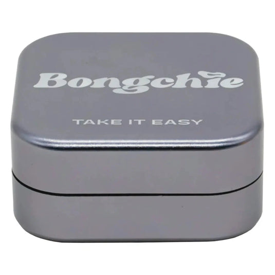 Buy Bongchie - Drip Grinder Aluminum Krusher (2 Part) Grinder Silver | Slimjim India