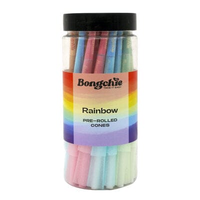 Load image into Gallery viewer, Buy Bongchie - Perfect Roll Rainbow Jar (King Size Cones) Pre Rolled Cones | Slimjim India
