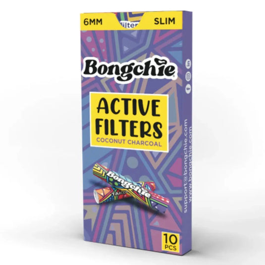 Buy Bongchie - Slim Active Filters (6MM) (Pack of 10) Active Charcoal Filter | Slimjim India